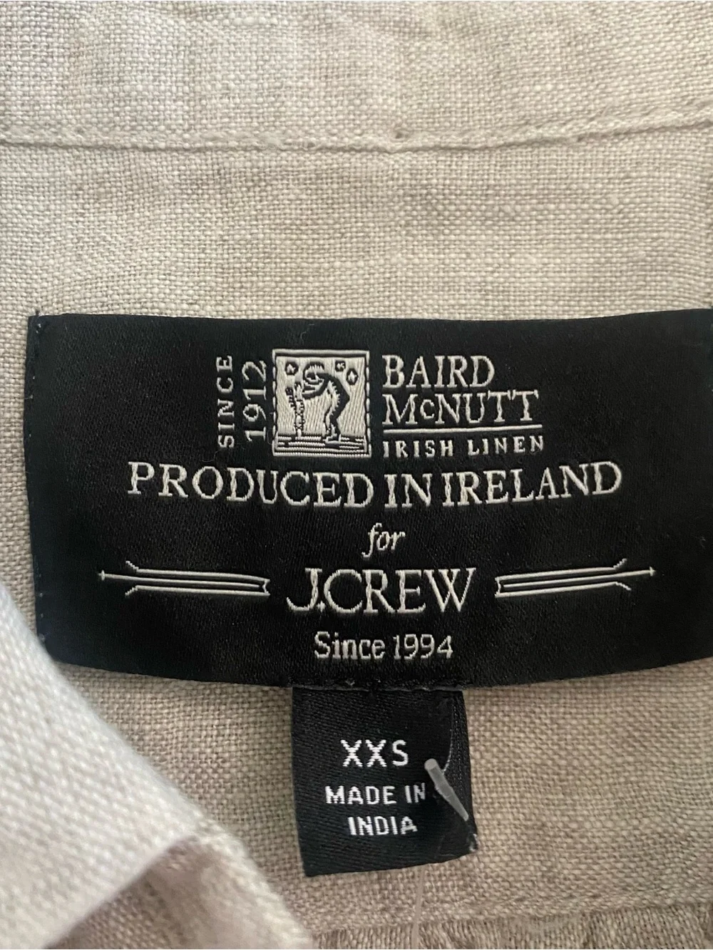 J. Crew New Capitaine Sleeveless Shirt Baird McNutt Linen